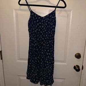 navy floral dress